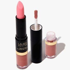 Laura Geller Prep n Go Lip Scrub and Tint Duo NIB